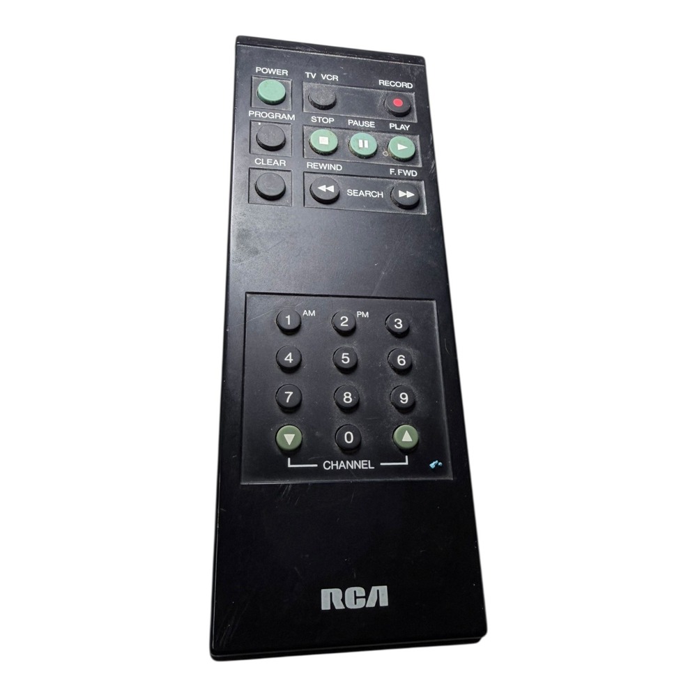 RCA Remote Control Vintage TV VCR Replacement Black‎ 804W Made in Japan